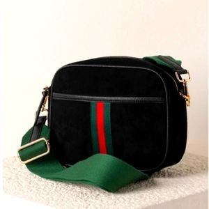 Brand new suede camera bag